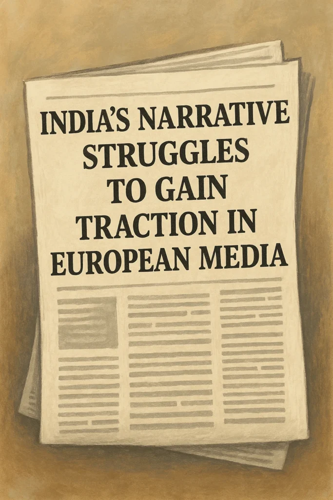 India’s Narrative Struggles to Gain Traction in European Media| Strategic Messaging