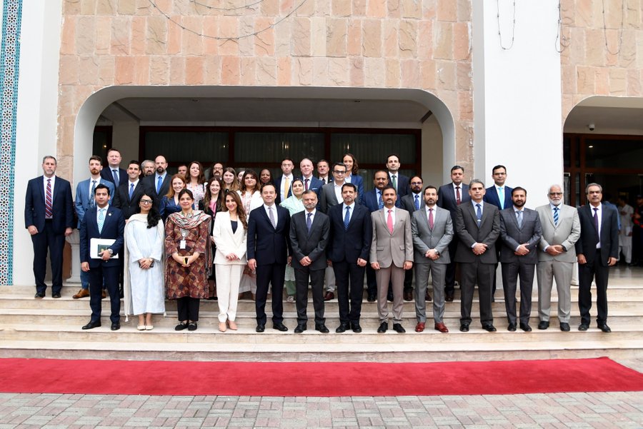 The US and Pakistani officials at the US-Pakistan counter terrorism Dialogue.