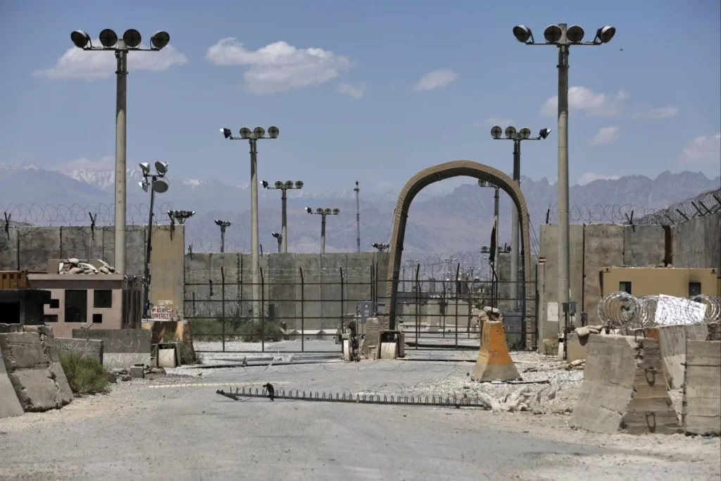 Once the largest US hub in Afghanistan, Bagram, less than 800km from China’s Xinjiang border, is now at the center of tensions as Kabul rejects Trump’s demand. [Courtesy: AP].