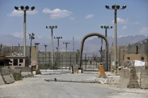 Once the largest US hub in Afghanistan, Bagram, less than 800km from China’s Xinjiang border, is now at the center of tensions as Kabul rejects Trump’s demand. [Courtesy: AP].