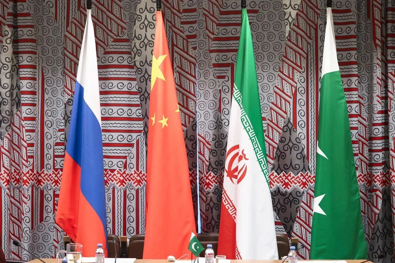 At fourth Quadripartite Meeting on Afghanistan, China, Iran, Pakistan and Russia call for regional role in Afghanistan. [Courtesy: mfa_russia/X].