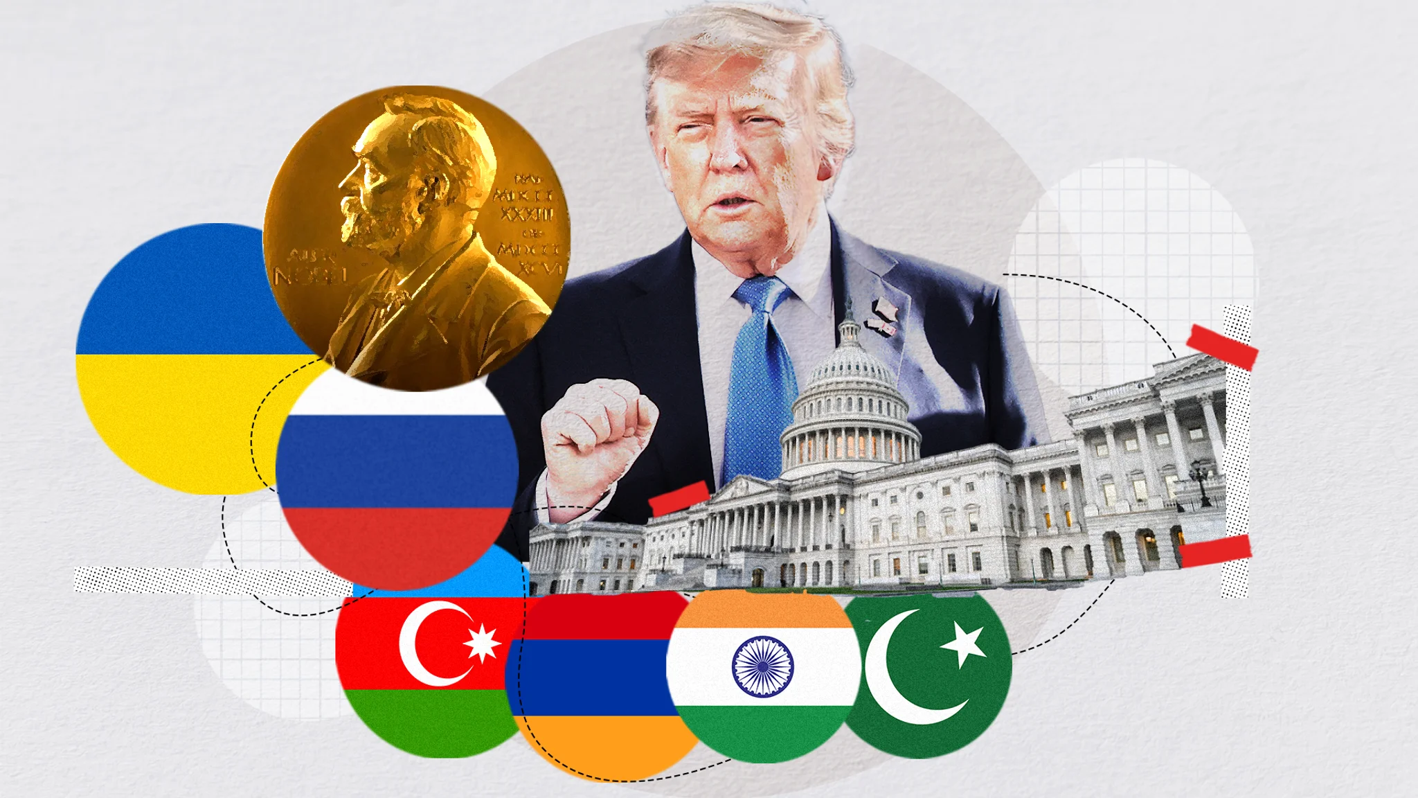 Trump revives Nobel Peace Prize bid, claiming credit for ending wars as he courts global recognition in 2025.