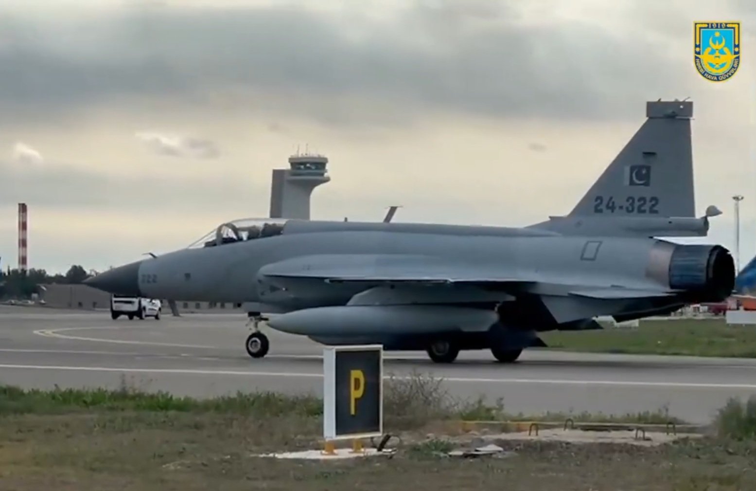 Pakistan Air Force JF-17 jet. Screengrab from video posted to social media