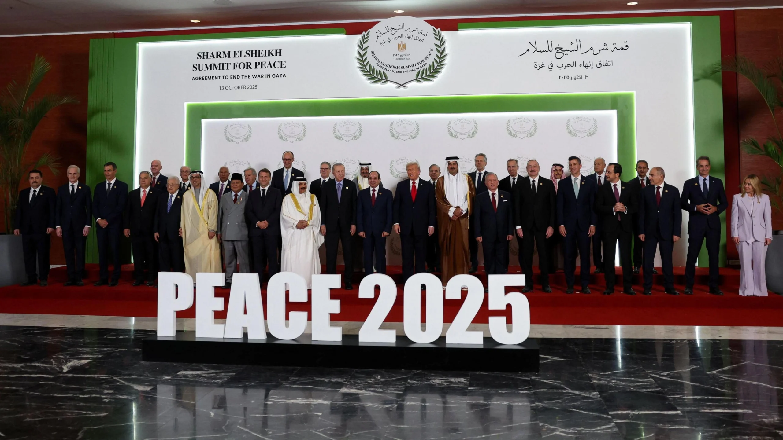 World Leaders Sign Gaza Peace Agreement in Sharm el-Sheikh Summit