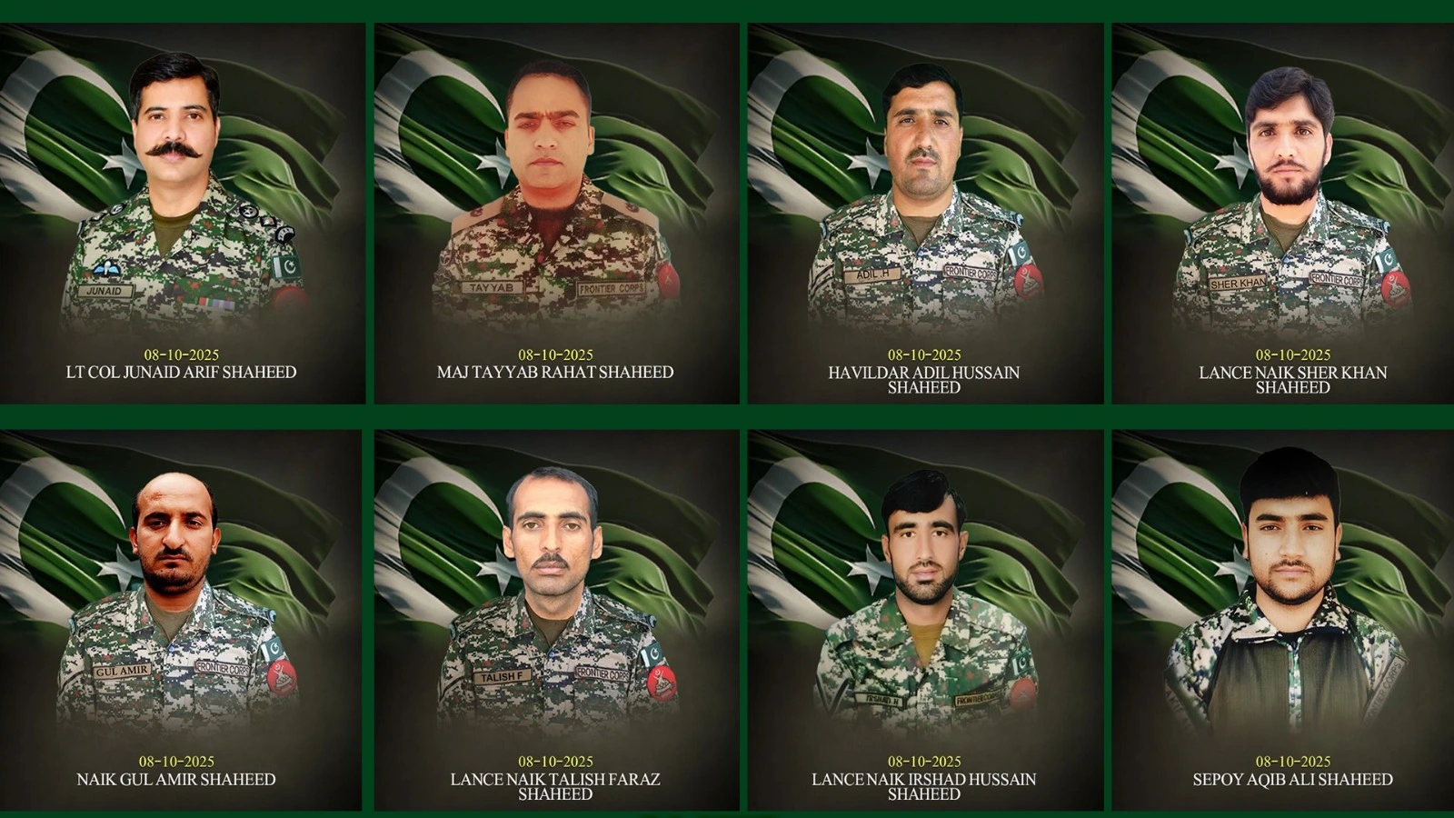 11 Soldiers, Including Two Officers, Martyred in KP’s Orakzai Operation: ISPR