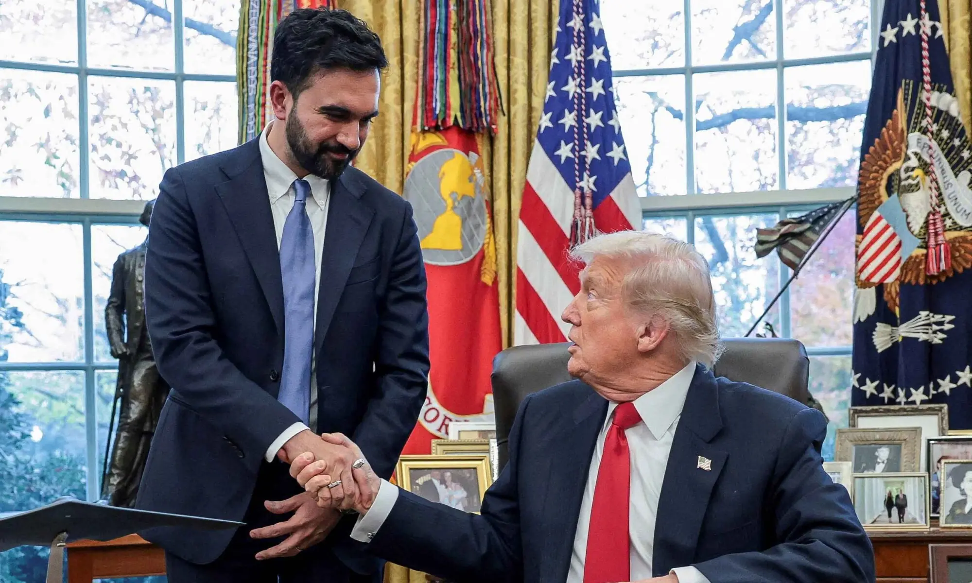 Trump and New York Mayor-elect Mamdani Meet at White House, Discuss Collaboration