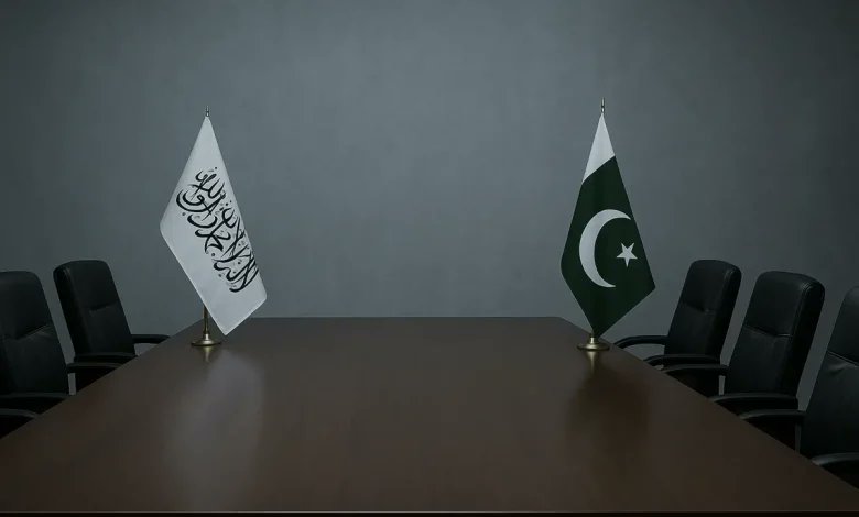 Flag of Pakistan and Afghan Taliban Regime