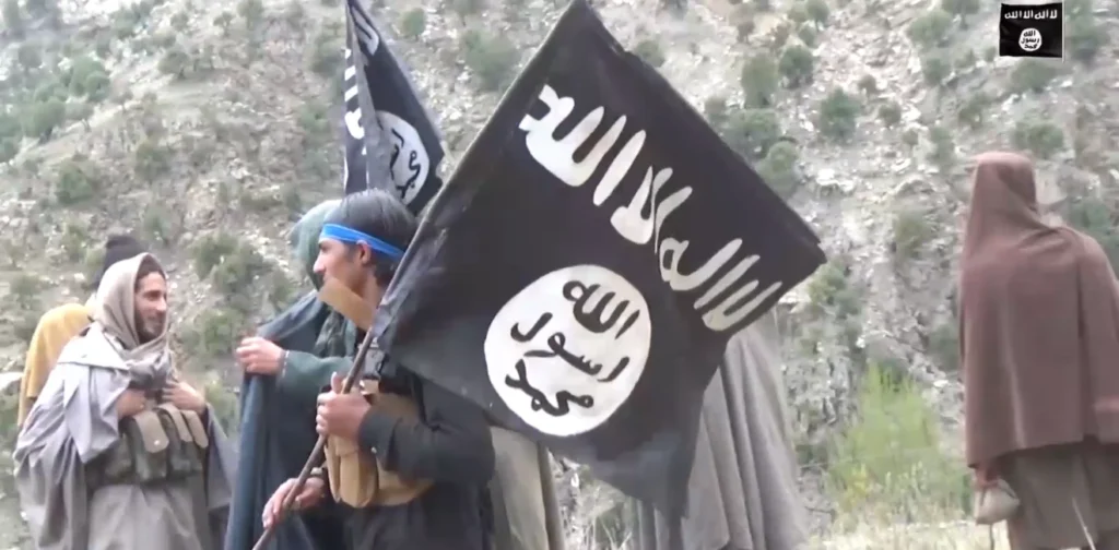 ISIS-K fighters in a video published in September 2020. [Courtesy: Wilson Center]