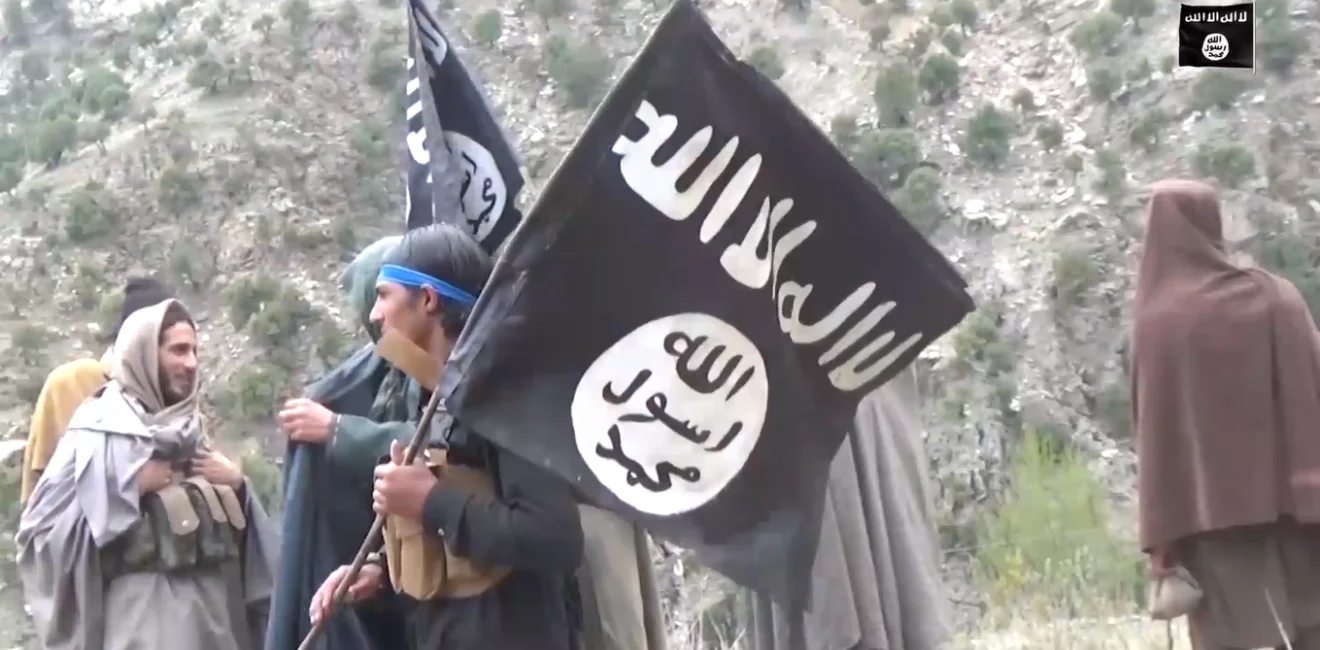 ISIS-K fighters in a video published in September 2020. [Courtesy: Wilson Center]