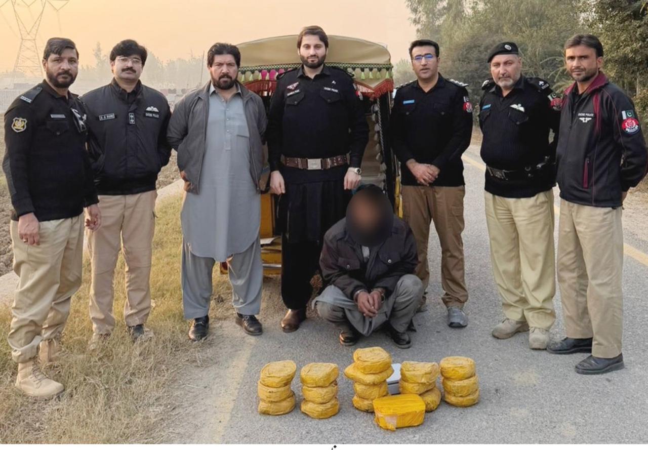 KP Excise Seizes 35kg Narcotics in Five Raids, Six Suspects Arrested