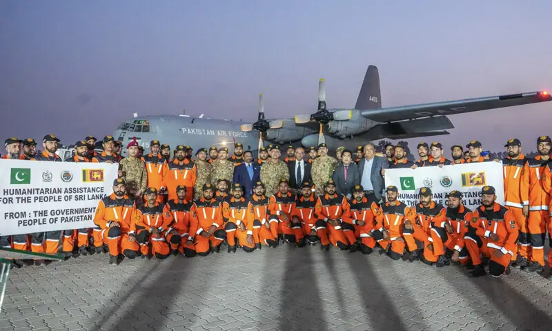 Pakistan Sends Rescue Team to Sri Lanka After Cyclone Ditwah