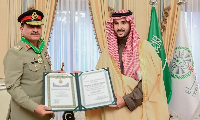 King Abdulaziz Medal awarded to Field Marshal Asim Munir