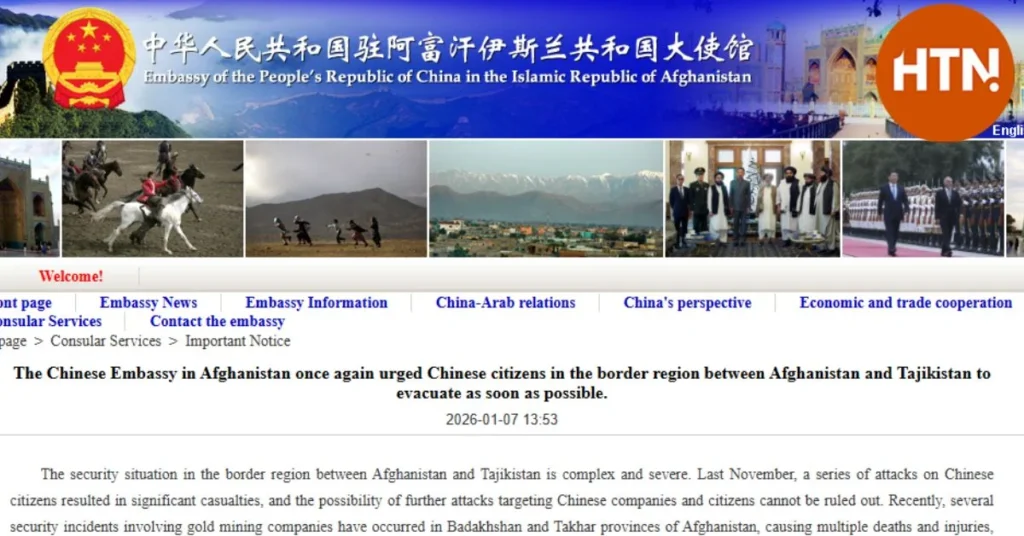 China citizen evacuate Afghanistan