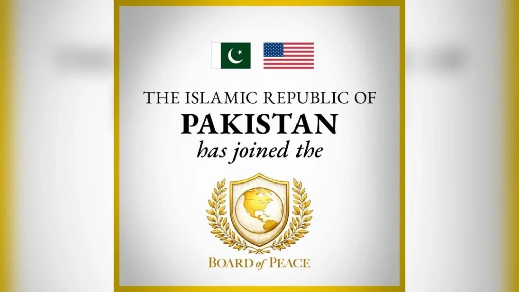 Pakistan joins Board of Peace as founding member