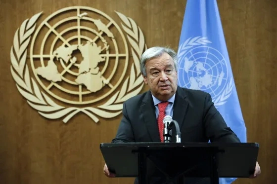 UN Secretary-General Antonio Guterres addresses financial crisis of UN