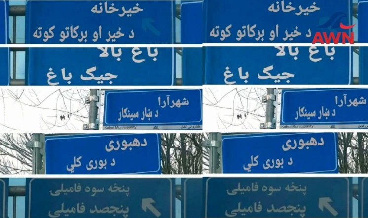 Kabul street name translation