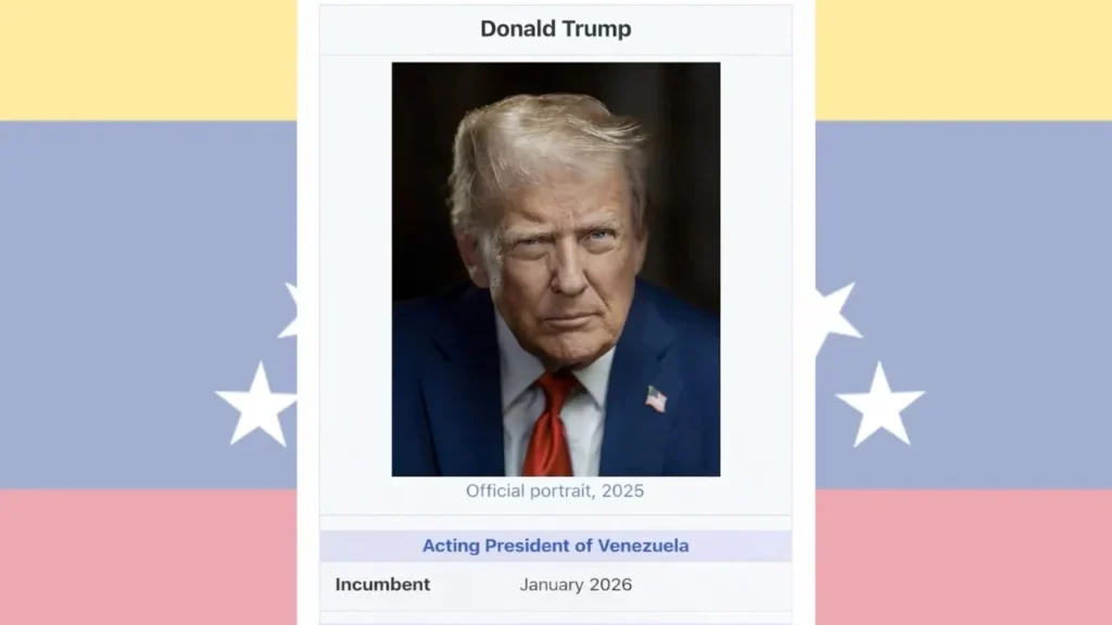 Trump Acting President Venezuela