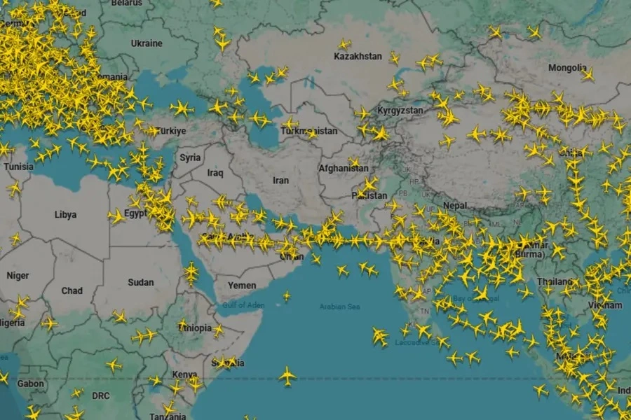 Iran Airspace Closure International Flights Exempt