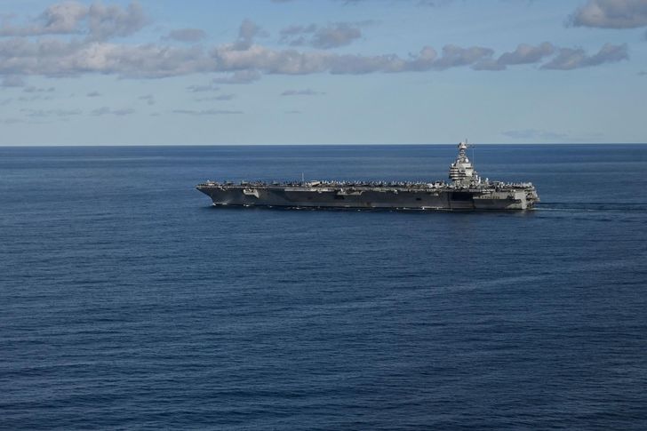 USS Gerald R. Ford in Mediterranean