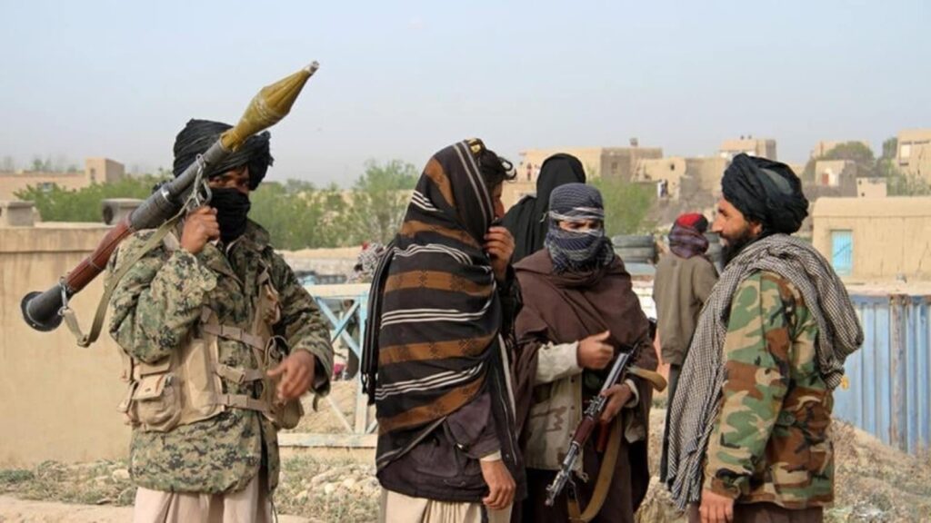 TTP militants at suspected hideout near Pakistan Afghanistan border