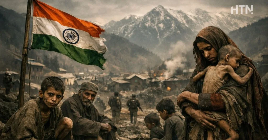 Children affected by malnutrition in Indian Illegally Occupied Jammu and Kashmir