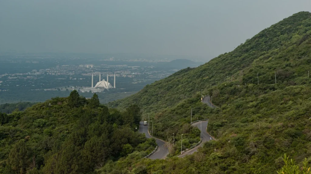 Tree plantation drive underway near Margalla Hills Islamabad