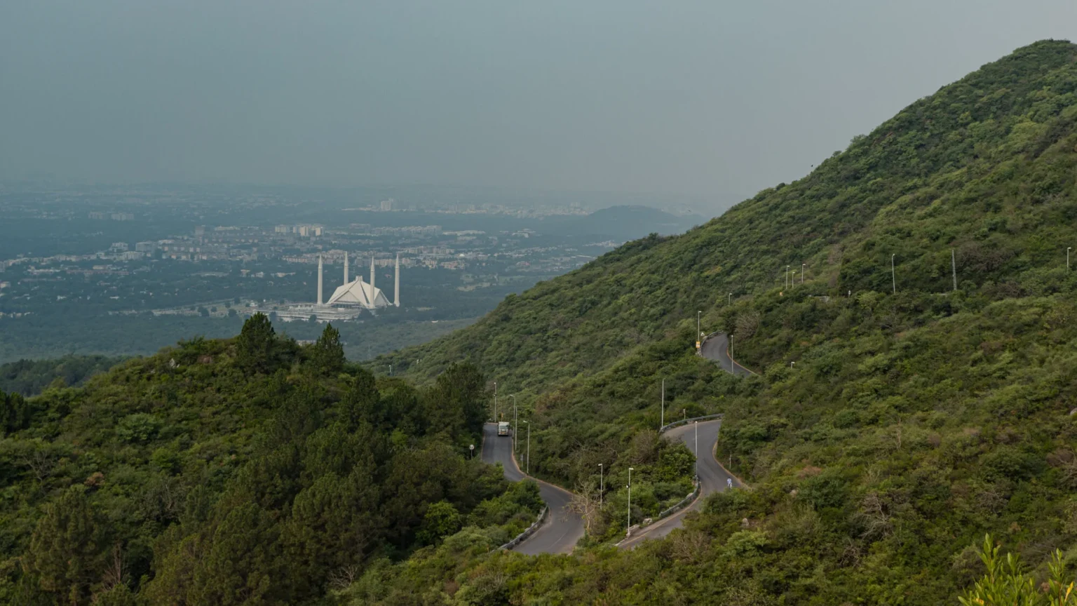 Tree plantation drive underway near Margalla Hills Islamabad
