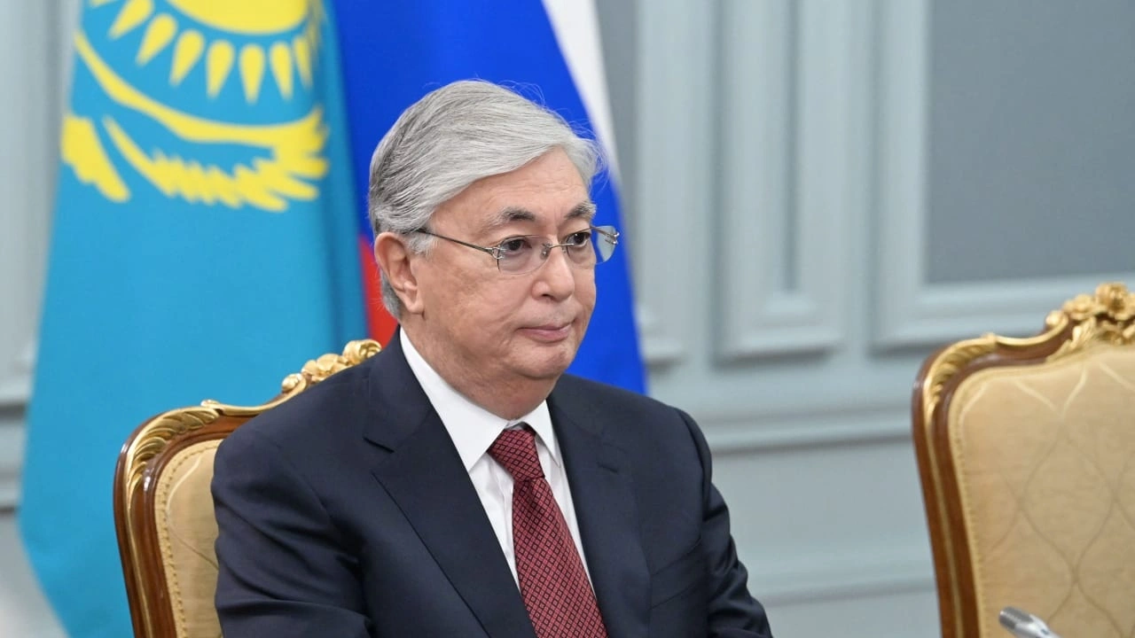 Kazakh President Qasym-Jomart Toqaev meets Pakistani Prime Minister Shehbaz Sharif