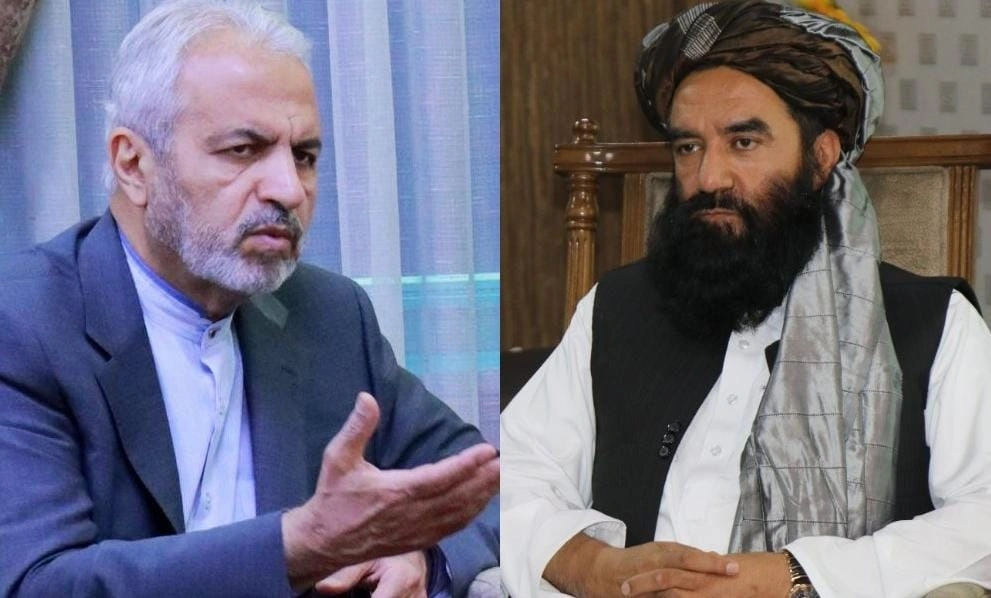 Iranian diplomat meets Afghan minister to discuss border security