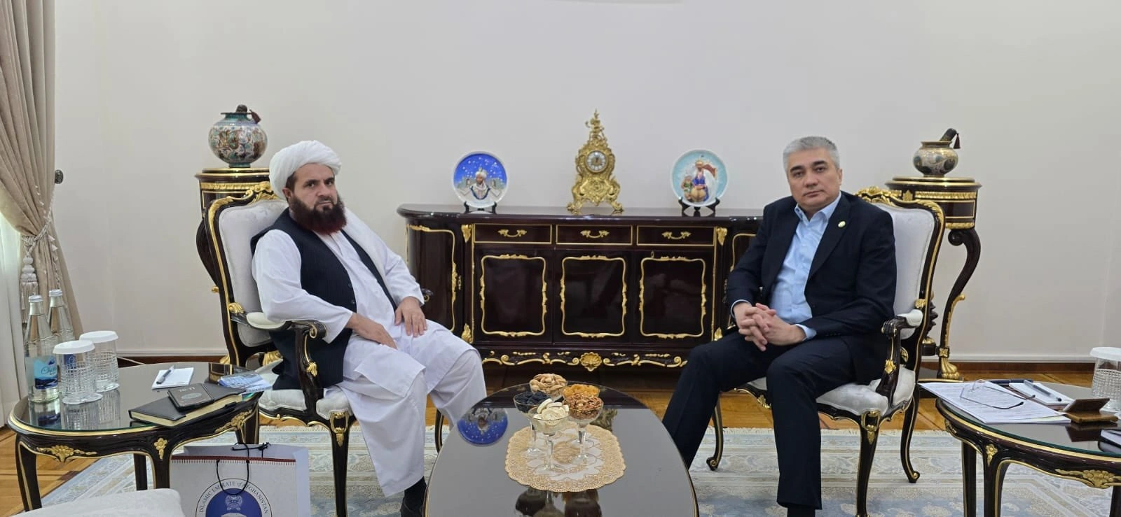 Afghan and Uzbek Ambassadors in Moscow