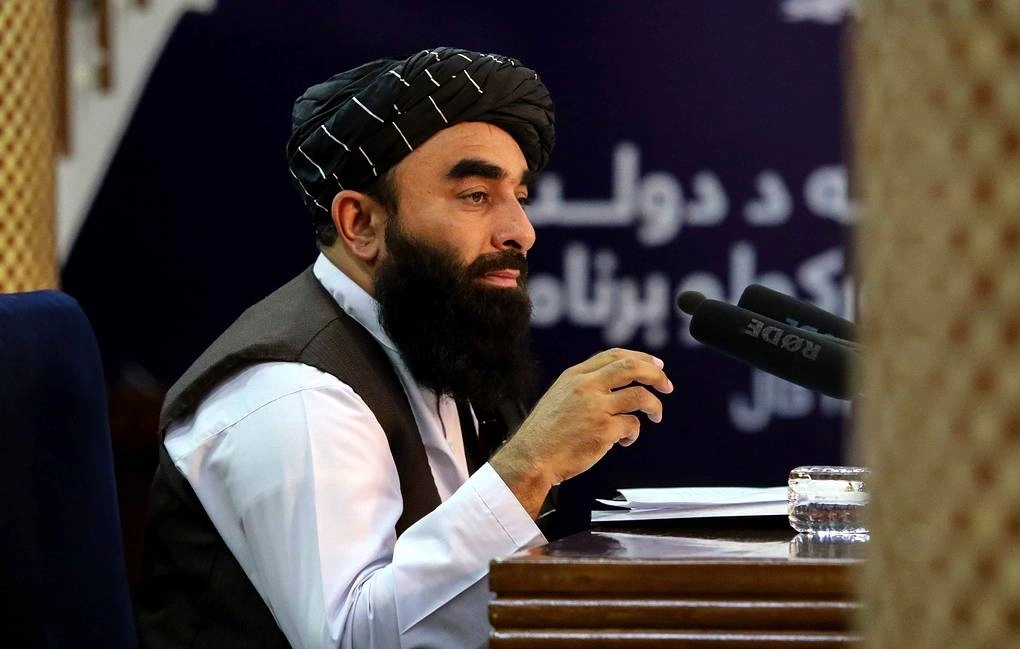 Taliban spokesperson Zabihullah Mujahid