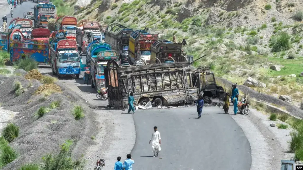 BLA attacks on CPEC mineral trucks