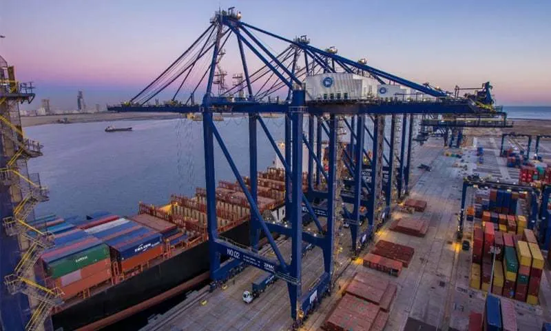 Karachi Port shipping activity