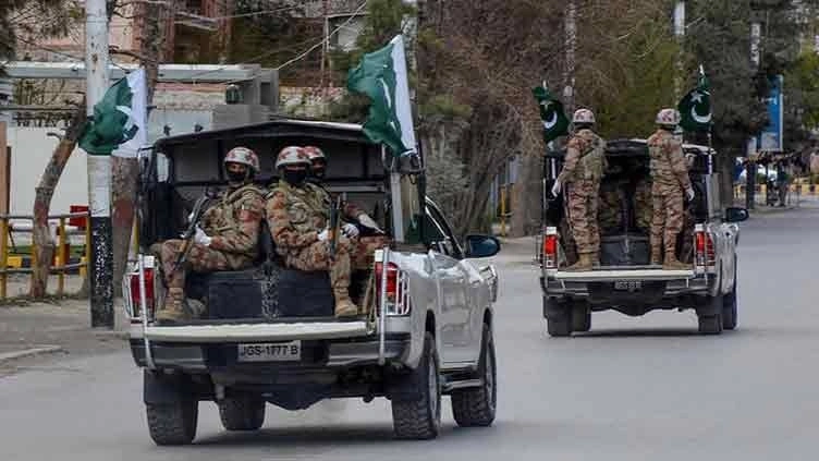 Pakistani military installations secure