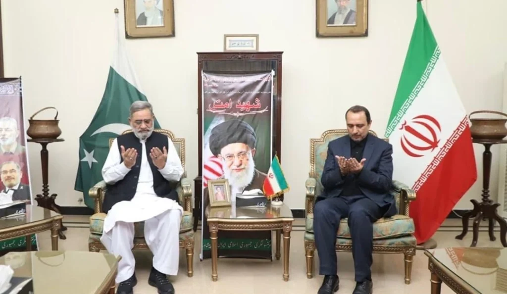 Babar Saleem Swati Iranian Consulate visit