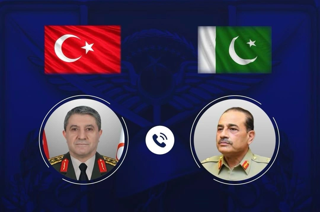 Turkey Pakistan military leaders phone call