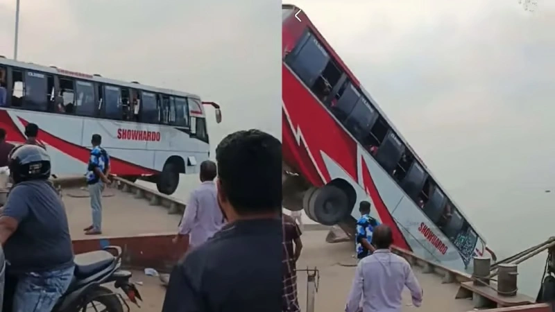 Bangladesh Bus River Accident Padma River Ferry