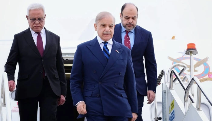 PM Shehbaz Sharif arrival in Turkey Antalya Diplomacy Forum