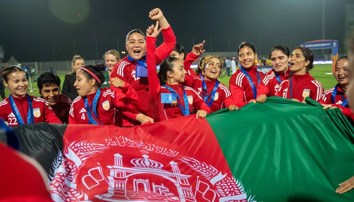 Afghan refugee women football team FIFA approval