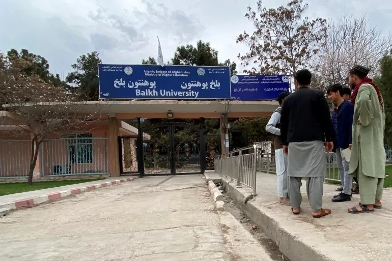 Afghanistan university students Taliban education policy controversy