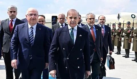 Shehbaz Sharif Saudi Qatar Turkey visit diplomacy return Pakistan