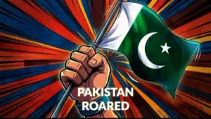 Andy Ross performing rap lyrics about Pakistan leadership and global peace diplomacy