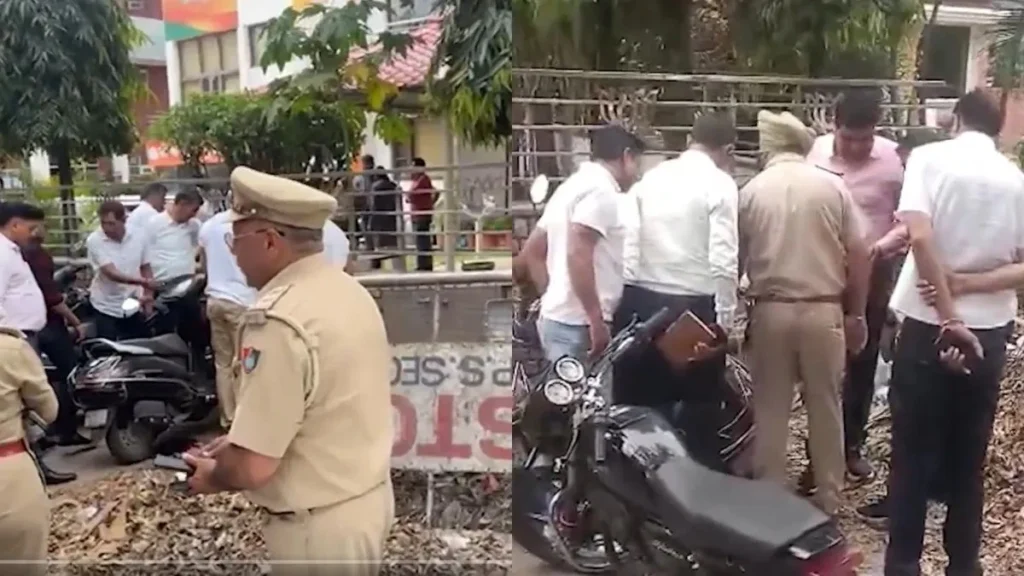 Chandigarh blast BJP office Sector 37