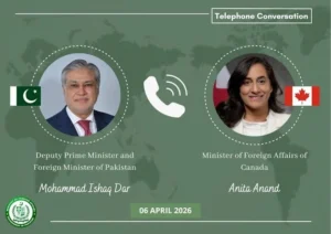 Canada Pakistan foreign ministers phone call diplomacy
