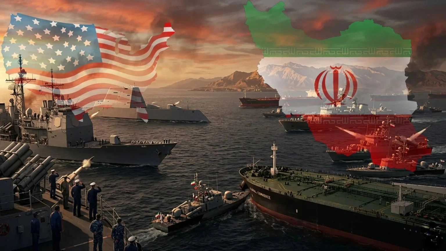 US Iran tensions Strait of Hormuz maritime blockade strategic pressure regional security