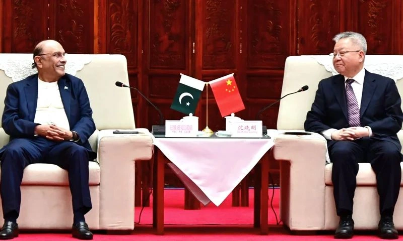 Zardari China Hunan meeting cooperation