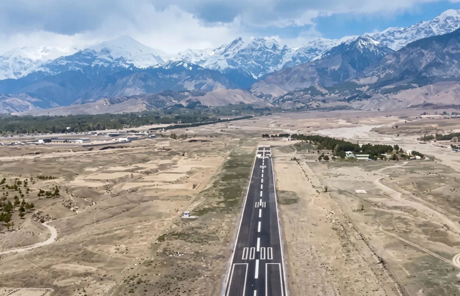 Parachinar airport runway reopening Kurram