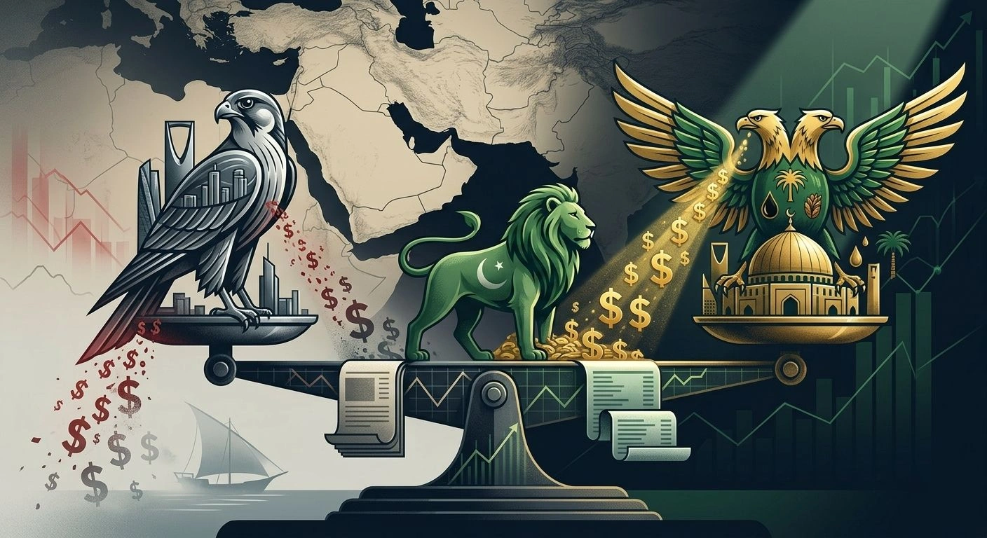 Pakistan financial diplomacy Gulf deposits