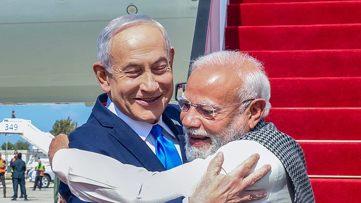 Zionist narrative and Modi politics illustration