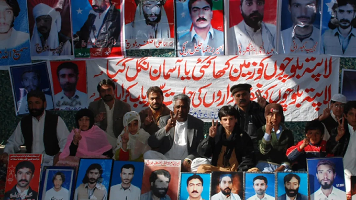 Pakistan missing persons protest and state response